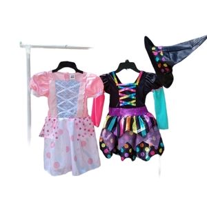 Girl's 3t-4t Disney toy story Bo peep & witch Costume Lot.